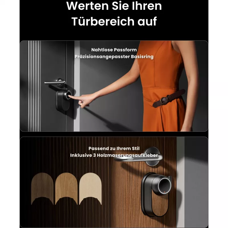 SwitchBot Ultra Touch Bundle Μαύρο, Lock Ultra Μαύρο, Keypad Touch, Hub Mini