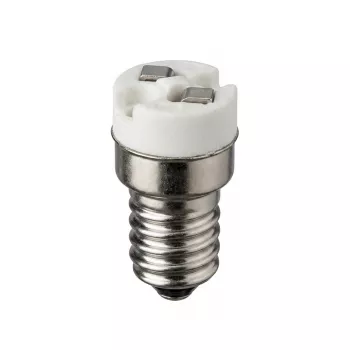 SYNERGY21 αντάπτορας LED E14 σε GX5.3 για λάμπες LED, λευκό