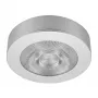 SYNERGY21 LED Εντοιχιζόμενο φωτιστικό οροφής Helios ασημί στρογγυλό πλαίσιο επιφάνειας (S21-LED-ME009)