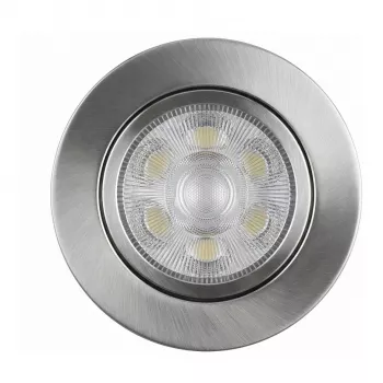 SYNERGY21 LED Χωνευτό spot οροφής Helios Ασημί - Στρογγυλό + Περιστρεφόμενο - Θερμό λευκό