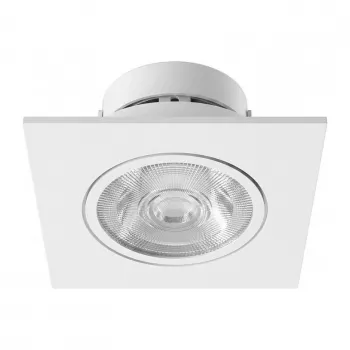 SYNERGY21 LED Εντοιχιζόμενο spot οροφής Helios λευκό - Τετράγωνο+Περιστρεφόμενο - Θερμό λευκό