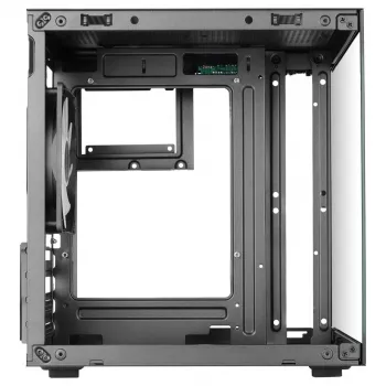 TACENS MARS MC-CUBE κουτί Micro-ATX, μαύρο, Tempered Glass, ARGB, USB-C