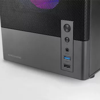 TACENS MARS MC-ONYX 3xARGB mATX Tower Κουτί Μαύρο