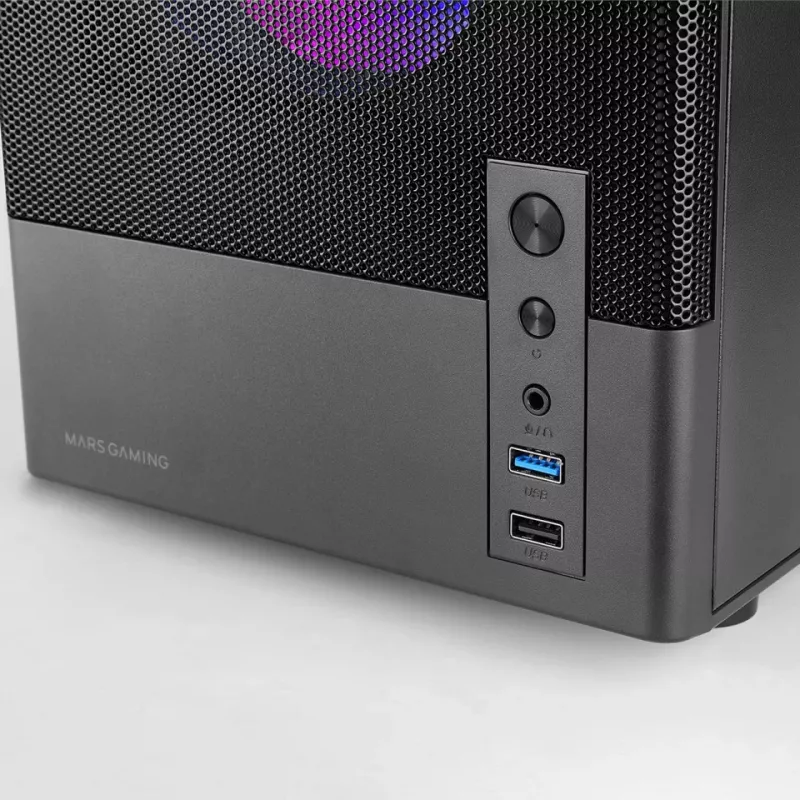 TACENS MARS MC-ONYX 3xARGB mATX Tower Κουτί Μαύρο