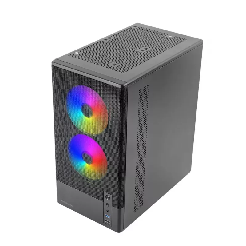 TACENS MARS MC-ONYX 3xARGB mATX Tower Κουτί Μαύρο