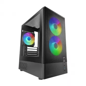 TACENS MARS MC-ONYX 3xARGB mATX Tower Κουτί Μαύρο