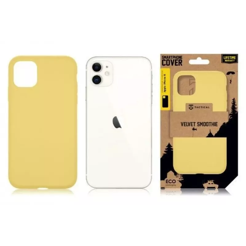 Tactical Apple iPhone 11 Θήκη Velvet Smoothie Κίτρινο