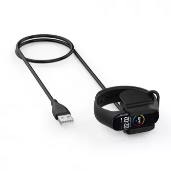 Tactical Xiaomi Mi Band 4 Καλώδιο Φόρτισης USB Clip Μαύρο