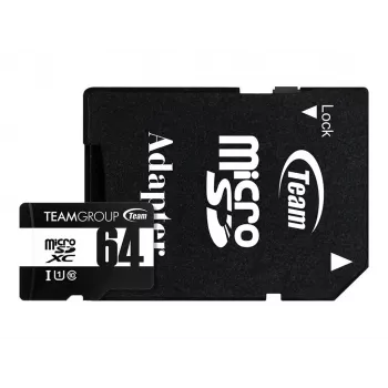 Team Group GO Card microSDXC 64 GB Class 10 UHS-I U1 με προσαρμογέα SD