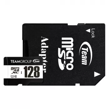 Team Group Team 128GB microSDXC UHS-I U3 V30 A1 Κάρτα μνήμης με προσαρμογέα SD