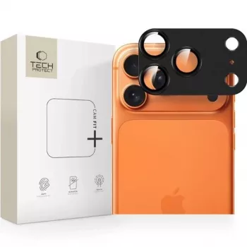 Tech-Protect CamFull Fit προστασία φακού κάμερας για Apple iPhone 17 Pro, μαύρο