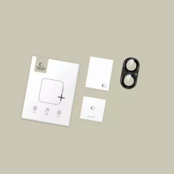 Tech-Protect CamFull Fit+ Προστασία Φακού Κάμερας για Apple iPhone 17, Μαύρο