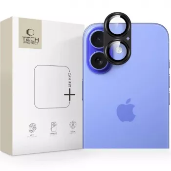 Tech-Protect CamFull Fit+ Προστασία Φακού Κάμερας για Apple iPhone 17, Μαύρο