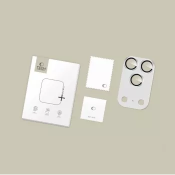 Tech-Protect CamFull Fit Προστασία Φακού Κάμερας για Apple iPhone 17 Pro Max - Ασημί