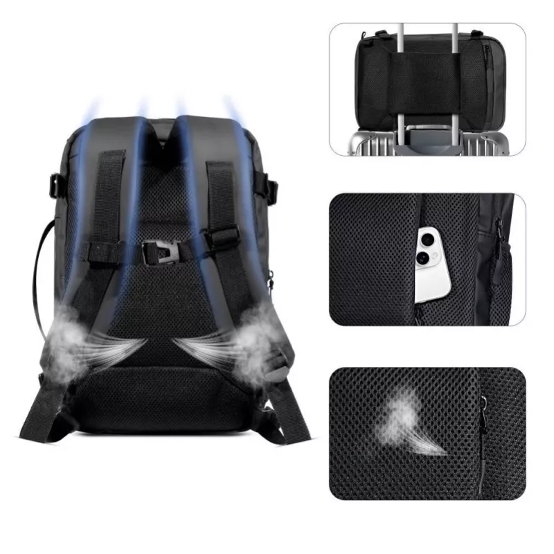 Tech-Protect Defender S50 Σακίδιο για Ryanair & Wizzair, 20L Laptop - Μαύρο
