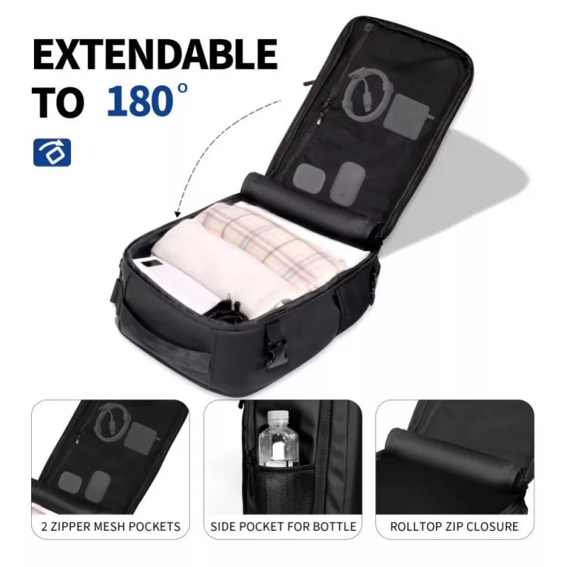 Tech-Protect Defender S50 Σακίδιο για Ryanair & Wizzair, 20L Laptop - Μαύρο