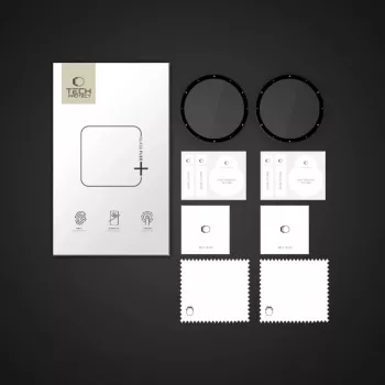 Tech-Protect Glass Flex+ Υβριδική Μεμβράνη Προστασίας Οθόνης για Garmin Venu 3 (Συσκευασία 2 τεμ., Μαύρο Περίγραμμα)