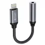 Tech-Protect Προσαρμογέας Lightning (βύσμα αρσενικό) σε 3,5-mm Καρφί (υποδοχή θηλυκή) - λευκό