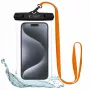 Tech-Protect Magmat Hybrid Case για Apple iPhone 15 Pro Max, Μαύρο/Πορτοκαλί, MagSafe-συμβατό