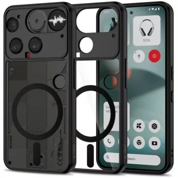 Tech-Protect MagMat MagSafe θήκη για Nothing Phone 3 - μαύρο και διαφανές