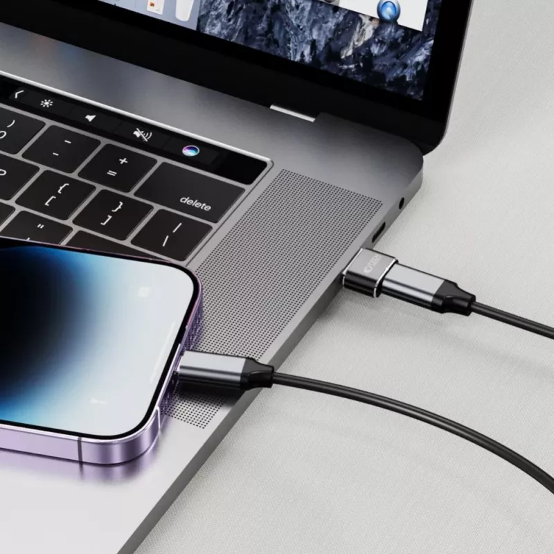 Tech-Protect Προσαρμογέας USB-A (αρσενικό) σε USB-C (θηλυκό) - USB 3.0, 5 Gbps, Space Grey