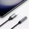 Tech-Protect Αντάπτορας Ήχου USB-C σε 3,5 mm Mini Jack (Υποδοχή) - Μαύρος