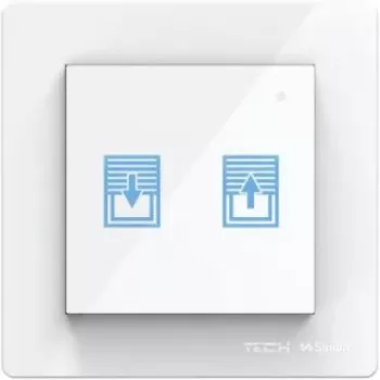Tech Sterowniki FZ-02M ενσύρματος διακόπτης ρολών (λευκό, 230V AC, 3A, χωνευτός)