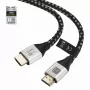 Techly ICOC-HDMI21-8-020T καλώδιο HDMI 2.1 8K 10K 48Gbps 2m μαύρο πλεκτό