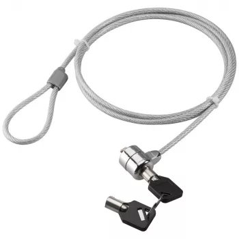 Techly IQ-LOK-08-KT Καλώδιο ασφαλείας για φορητό υπολογιστή με χαλύβδινο καλώδιο 1,4m και δύο κλειδιά