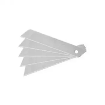 TECLINE Λεπίδες σπαστές 18 mm Ανταλλακτικές λεπίδες για πολυεργαλεία και επαγγελματικά μαχαίρια, συσκευασία 10 τεμ. (93931)