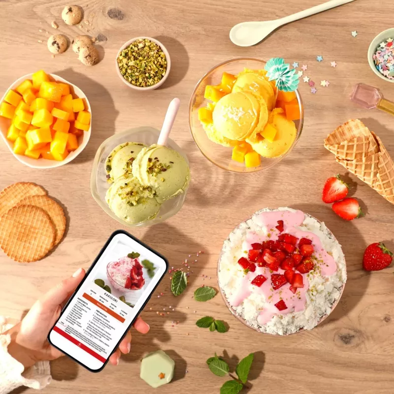 Tefal IG602A Μηχανή παγωτού 1,6 l Λευκό/Γκρι