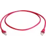 Telegärtner CAT 6A S/FTP καλώδιο patch crossover, RJ45, 1 m, κόκκινο, LSZH L00000A0120