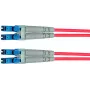 Telegärtner LC σε LC multimode OM3 duplex καλώδιο patch οπτικών ινών, 1m, aqua L00870A0003
