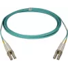 Telegärtner καλώδιο patch οπτικής ίνας LC σε LC multimode OM3 duplex, 2m, aqua L00871A0006