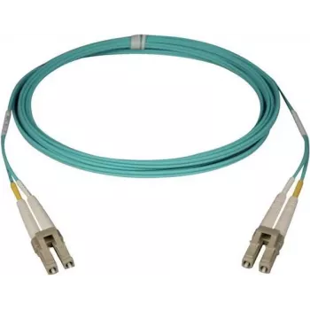 Telegärtner καλώδιο patch οπτικής ίνας LC σε LC multimode OM3 duplex, 2m, aqua L00871A0006