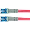 Telegärtner καλώδιο patch οπτικής ίνας LC σε LC multimode OM3 duplex, 2m, aqua L00871A0006
