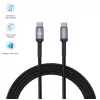 Tellur Καλώδιο Type-C σε Type-C 3A 60W 1m Μαύρο