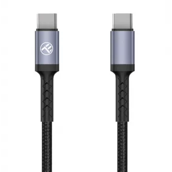 Tellur Καλώδιο Type-C σε Type-C 3A 60W 1m Μαύρο