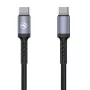 Tellur Καλώδιο Type-C σε Type-C 3A 60W 1m Μαύρο