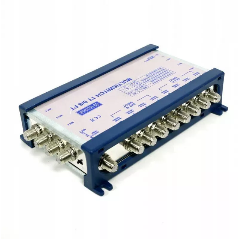 TELMOR multiswitch TT 9/8 terminal 8 δορυφορικές είσοδοι 1 επίγεια είσοδος 8 έξοδοι