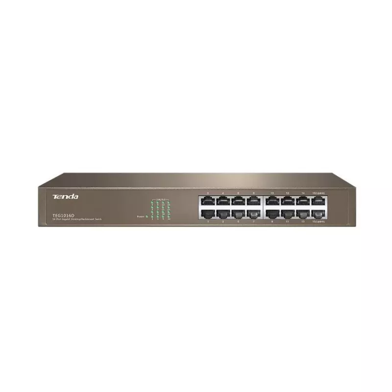 Tenda 16-Port Gigabit Ethernet switch unmanaged μπλε