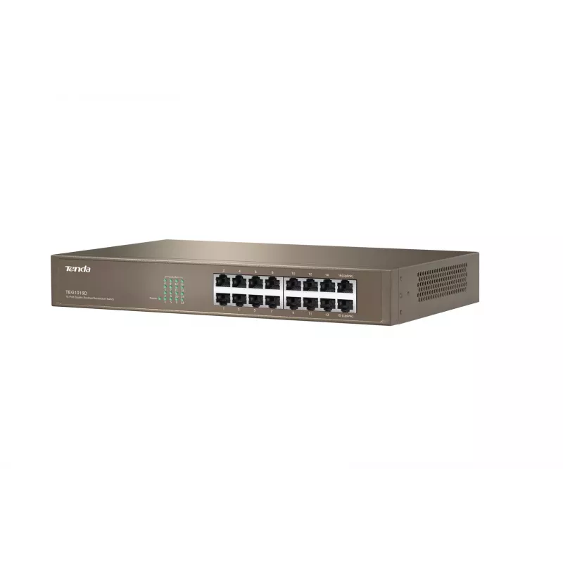 Tenda 16-Port Gigabit Ethernet switch unmanaged μπλε