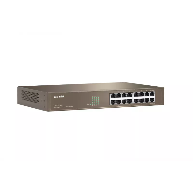 Tenda 16-Port Gigabit Ethernet switch unmanaged μπλε