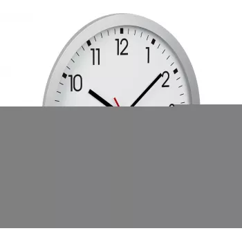 TFA 60.3522.02 Ρολόι τοίχου με ραδιοσήμα Ασημί