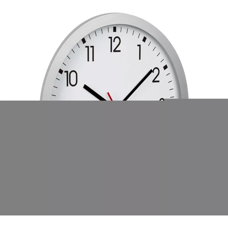 TFA 60.3522.02 Ρολόι τοίχου με ραδιοσήμα Ασημί