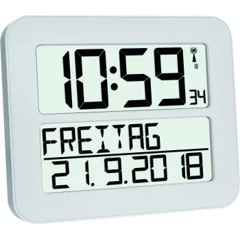 TFA 60.4512.02 TIMELINE MAX Ασύρματο Ξυπνητήρι Λευκό
