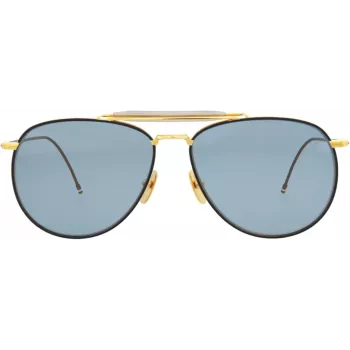Thom Browne TB015LTDNVY62 unisex Aviator γυαλί ηλίου Navy 62mm