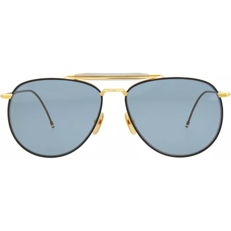 Thom Browne TB015LTDNVY62 unisex Aviator γυαλί ηλίου Navy 62mm