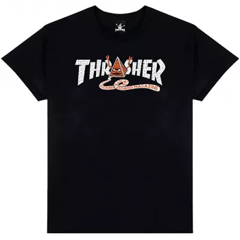 Thrasher x Toy Machine T-Shirt Pyramid μαύρο M