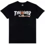 Thrasher x Toy Machine T-Shirt Pyramid μαύρο M